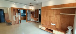 Living Room in 2 BHK Apartment at Vajram Elina, Thanisandra Main Road – for Rent
