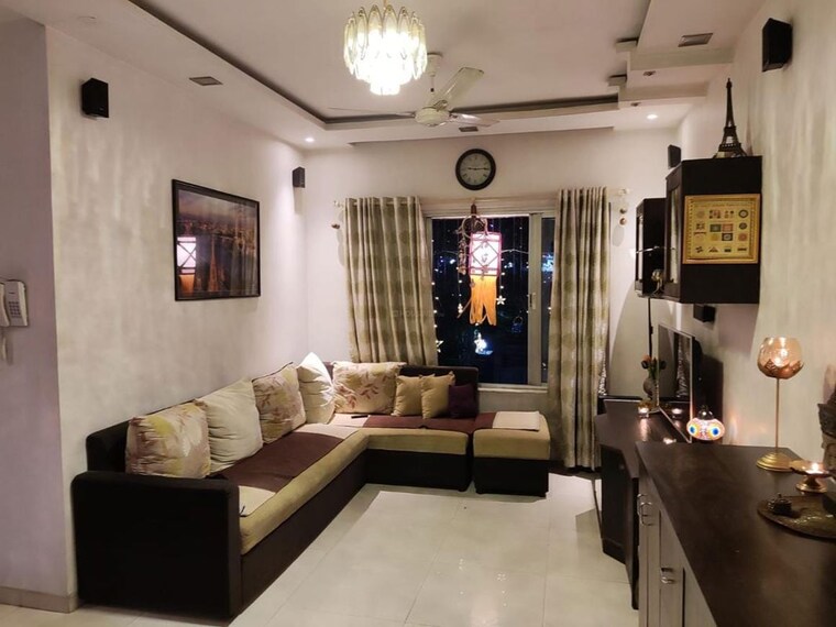 Living Room, sheth-auris-serenity-tower-3 2 Bedroom 950 Sq.Ft. Apartment In Malad West Mumbai 10371690
