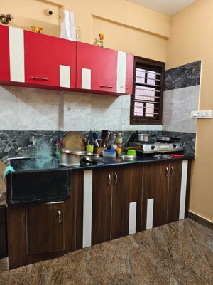 Kitchen in 1 RK Apartment at Halasuru – for Rent