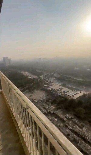 Balcony in 3 BHK Apartment at Migsun Twiinz, Eta Ii Greater Noida – for Rent