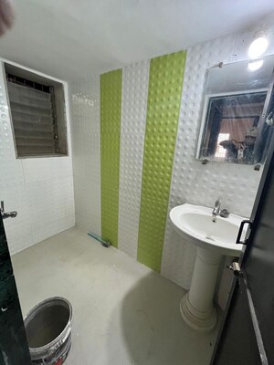 Bathroom in 2 BHK Apartment at Vijay Nagari Annex, Waghbil – for Rent