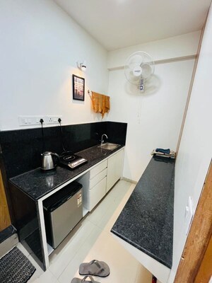 Kitchen in  Office Space at Shivalik Satyamev, Bopal – for Rent