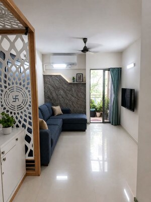 Kitchen in 2 BHK Apartment at Alcon Rethos Apartment, Kharadi – for Rent