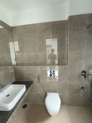 Bathroom in 3 BHK Apartment at Sunteck City Avenue 1, Goregaon West – for Rent