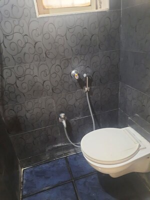 Bathroom in 1 BHK Apartment at Raj Residency Kasarvadavali, Kasarvadavali – for Rent