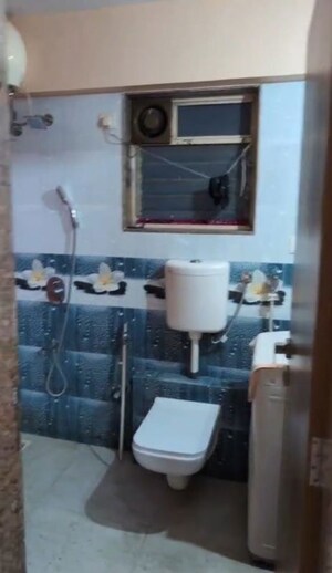 Bathroom in 2.5 BHK Apartment at Kanakia Spaces Niharika, Manpada – for Rent