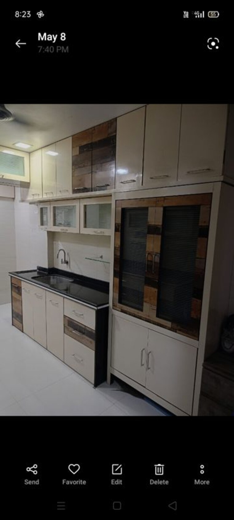 Kitchen, baba-cottage 2 Bedroom 800 Sq.Ft. Apartment In Vashi Sector 26 Navi Mumbai 10372029