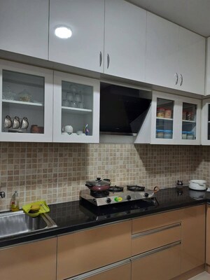 Kitchen in 2 BHK Apartment at Kolte Patil Raaga, Hennur Road – for Rent
