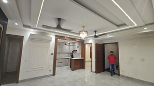 Building Lobby in 3 BHK Builder Floor at Chattarpur – for Sale