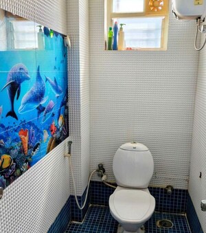 Bathroom in 2 BHK Apartment at Sri Mitra Spring Valley, Kaikondrahalli – for Rent