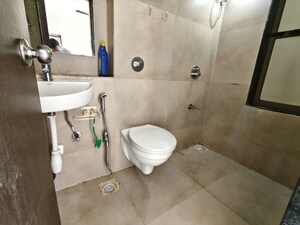 Bathroom in 1 BHK Apartment at Conwood Astoria, Goregaon East – for Rent