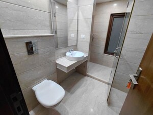 Bathroom in 4 BHK Builder Floor at Greater Kailash I – for Rent