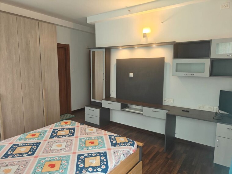 Bedroom, bhartiya-nikoo-homes 3 Bedroom 1595 Sq.Ft. Apartment In Thanisandra Main Road Bangalore 10372129
