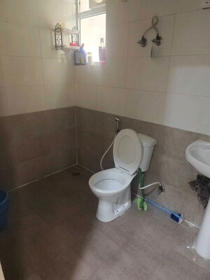 Bathroom in 2 BHK Apartment at Galaxy Royale, Gaur City 2 – for Rent