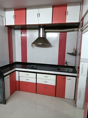 Kitchen in 2 BHK Apartment at Mathru Prerana, Dombivli West – for Rent