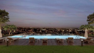 Swimming Pool in 3 BHK Apartment at Suraj Palette, Dadar West – for Sale