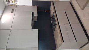 Staircase in 2 BHK Apartment at Aurum Q Residences, Ghansoli – for Rent