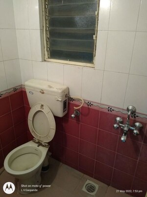 Bathroom in 1 BHK Apartment at Giridhar Chandraneel Apartment, Bavdhan – for Rent