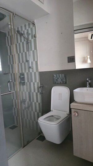 Bathroom in 3 BHK Apartment at Nariman Point – for Rent