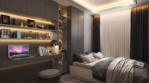 Living Room in 3 BHK Apartment at VIctoryone Amara, Sector 16 Greater Noida – for Sale