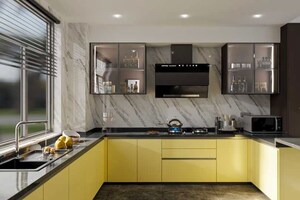 Kitchen in 3 BHK Apartment at VIctoryone Amara, Sector 16 Greater Noida – for Sale