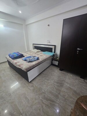 Bedroom in 1 BHK Builder Floor at Sushant Lok I – for Rent