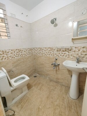 Bathroom in 2 BHK Apartment at Reliable Lake Dew Residency, Haralur Road – for Rent
