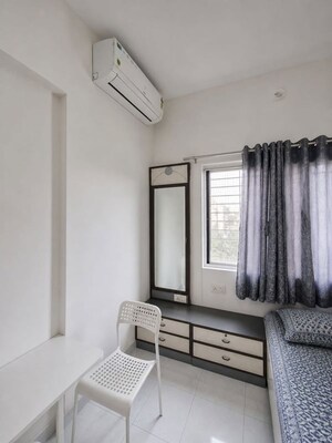 Living Room in 1 BHK Apartment at Ashish Garden, Kothrud – for Rent
