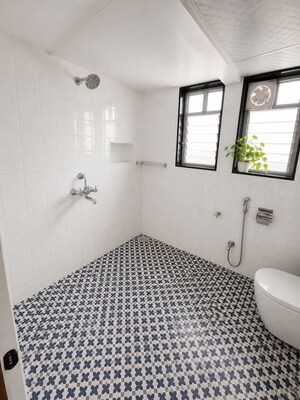 Bathroom in 1 BHK Apartment at Ashish Garden, Kothrud – for Rent