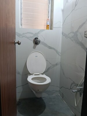 Bathroom in 1 BHK Apartment at Raunak Bliss, Ghodbunder Road – for Rent