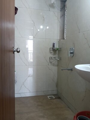Bathroom in 1 BHK Apartment at Raunak Bliss, Ghodbunder Road – for Rent