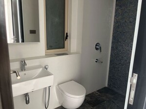 Bathroom in 3 BHK Apartment at Sandesh Nagar – for Sale