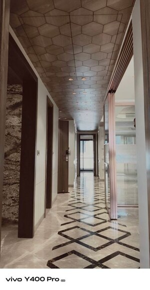 Building Lobby in 4 BHK Builder Floor at Chittaranjan Park – for Sale