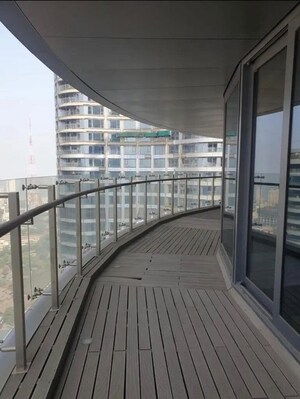 Balcony in 4 BHK Apartment at Lodha The World Towers World One Tier 2, Worli – for Sale