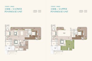 Floor Plan in 3.5 BHK Apartment at Noble Magnollia, Sector 88 – for Sale