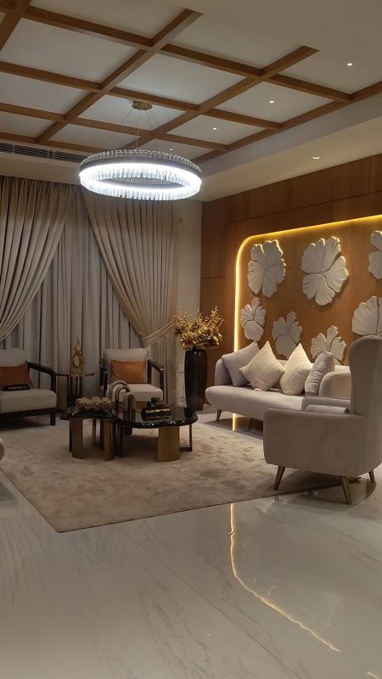 Living Room, noble-magnollia 3.5 Bedroom 3351 Sq.Ft. Apartment In Sector 88 Mohali 10368740