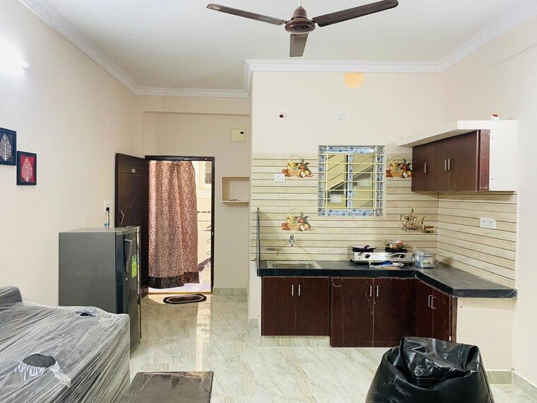 Kitchen, gachibowli 1 Bedroom 600 Sq.Ft. Builder Floor In Gachibowli Hyderabad 10372327