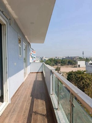 Balcony in 3 BHK Builder Floor at Sector 45 – for Rent