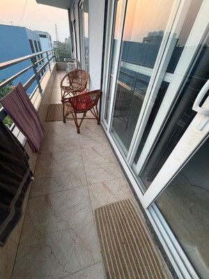 Balcony in 3 BHK Builder Floor at Sector 45 – for Rent