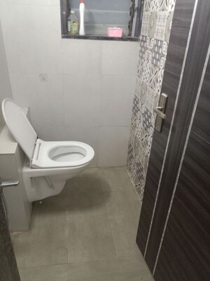 Bathroom in 1 BHK Apartment at Ornate Galaxy, Naigaon East – for Rent