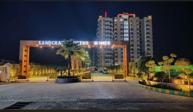 Exterior View, land-craft-metro-homes-phase-4 3 Bedroom 1150 Sq.Ft. Apartment In Basantpur Saitli Ghaziabad 10358457