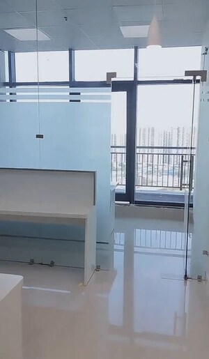 Bathroom in  Office Space at DAH Greentech NX One, Tech Zone 4 Greater Noida – for Rent