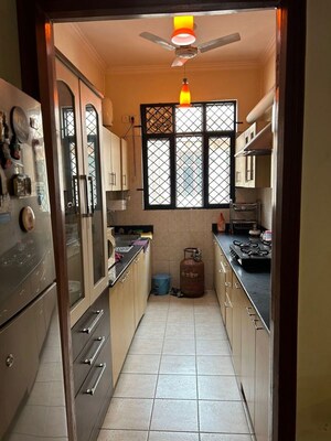 Balcony in 3 BHK Builder Floor at Ashok Vihar Sector 3, Sector 3 – for Rent