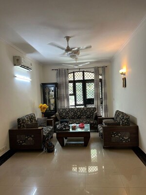 Living Room in 3 BHK Builder Floor at Ashok Vihar Sector 3, Sector 3 – for Rent