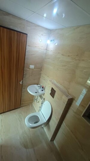 Bathroom in 1 BHK Apartment at Siddhi Highland Springs, Dhokali – for Rent