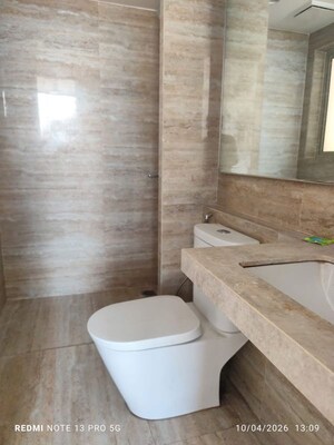 Bathroom in 2 BHK Apartment at Prescon Midtown Bay, Mahim West – for Rent