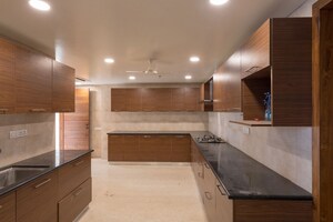 Kitchen in 4 BHK Apartment at Sunteck Signature Island, Bandra Kurla Complex – for Rent