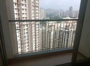 Balcony in 1.5 BHK Apartment at Dosti West County, Balkum Pada – for Rent