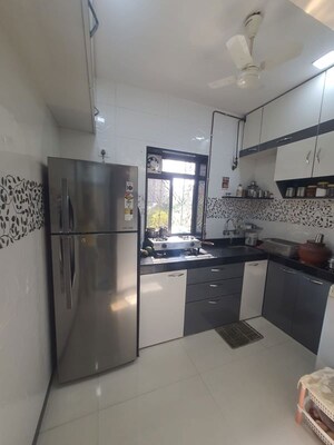 Kitchen in 1 BHK Apartment at Parekh Celeste, Goregaon West – for Rent