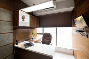 Kitchen in  Office Space at Prahlad Nagar – for Rent